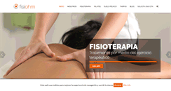 Desktop Screenshot of fisiohm.com